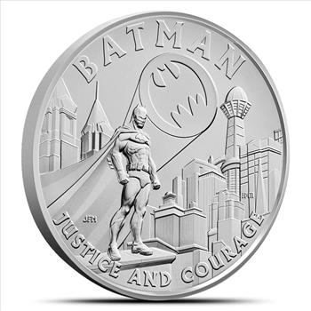 2025 1 oz DC Comics Batman American Liberty Silver Medal - Box Card & COA