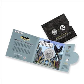 2025 1 oz DC Comics Batman American Liberty Silver Medal - Box Card & COA