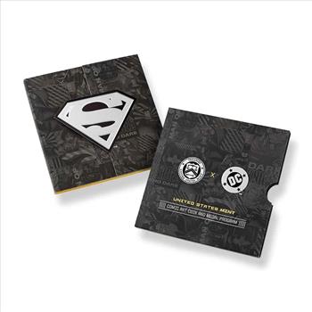 2025 1 oz DC Comics Superman American Liberty Silver Medal -Box Card & COA