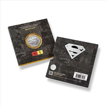 2025 1 oz DC Comics Superman American Liberty Silver Medal -Box Card & COA