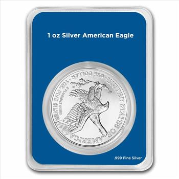 2025 1 oz Silver Eagle - w/United States Seal Card, In TEP