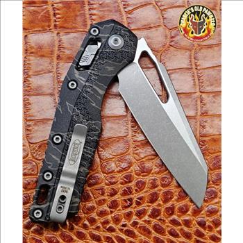 Microtech Standard Issue MSI Folding Knife-Tiger Camo Injection Molded Handle - Apocalyptic Standard S/E Blade