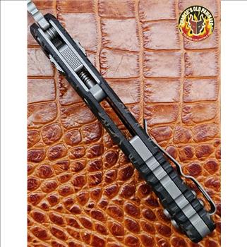 Microtech Standard Issue MSI Folding Knife-Tiger Camo Injection Molded Handle - Apocalyptic Standard S/E Blade