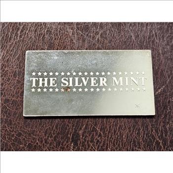 20 Gram .999 Fine Silver Bar Mexico Coat of Arms Stamp