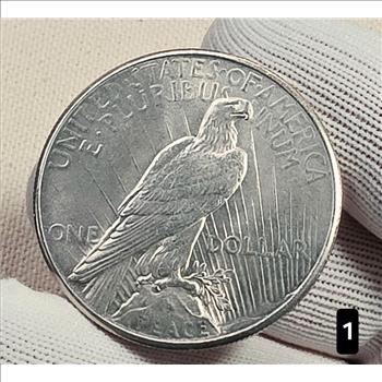 1926 $1 Peace Dollar Silver Coin 90% Silver - AU Auction #1