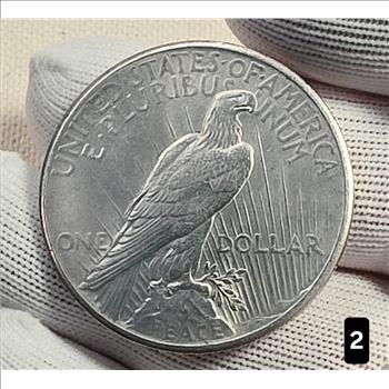 1926 $1 Peace Dollar Silver Coin 90% Silver - AU Auction #2