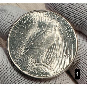 1922-S $1 Peace Silver Dollar Coin 90% Silver - AU Auction #1