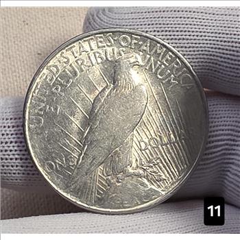 1922 $1 Peace Silver Dollar Coin 90% Silver - XF Auction #11