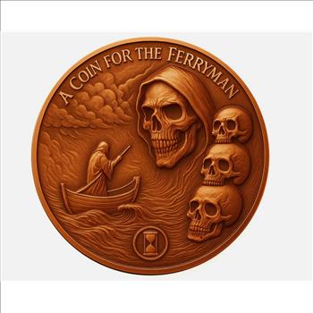 1 oz Copper Round - Tales of Old: A Coin for the Ferryman