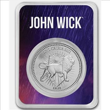 John Wick 1 oz Silver Continental Coin in TEP