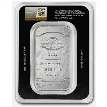 1 oz .999 Ag Silver Bar - NASCAR Cup Series Championship - Lenticular TEP
