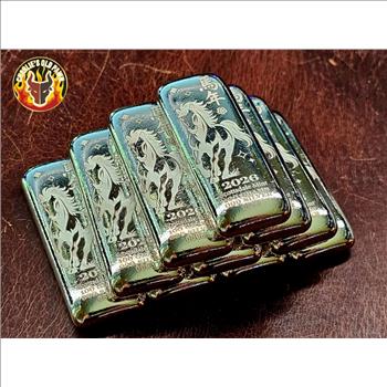 2026 Lunar Year of the Horse 100g .999 Fine Silver Bar
