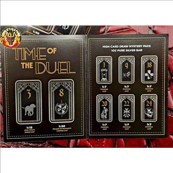 John Wick 1 oz Silver Skull - Death Card Bar - Rules of Engagement (Time of the Duel)