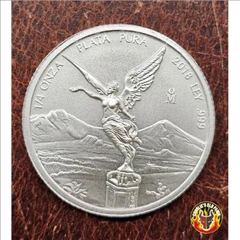 2018 Mexico 1/4 oz Silver Libertad BU