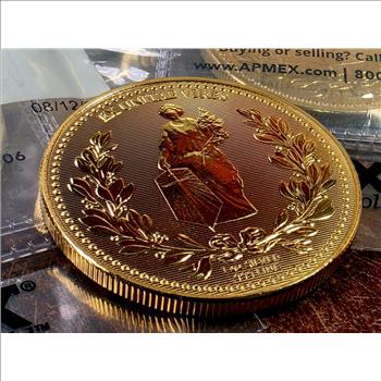 John Wick 1 oz Silver Continental Coin - 24Kt Gold Gilded - APMEX Package - READ