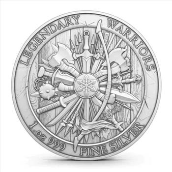 1 oz Silver Spartacus .999 Fine Silver Round BU