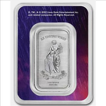 John Wick 1 oz Silver Continental Bar in TEP