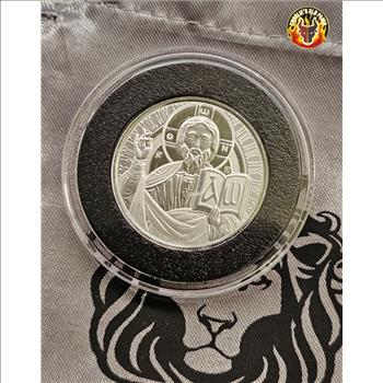 2023 Samoa Jesus The Teacher 1/2 oz .999 Silver Coin In Capsule in SDM Bag