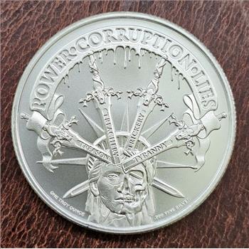 TYRANNY 1 oz .999 Fine Silver - #4 of the 4T's Series BU in Capsule