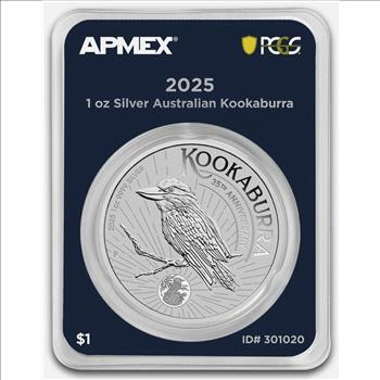 2025 Australia 1 oz Silver Kookaburra 35th Year MintDirect Premier+PCGS FS - TEP