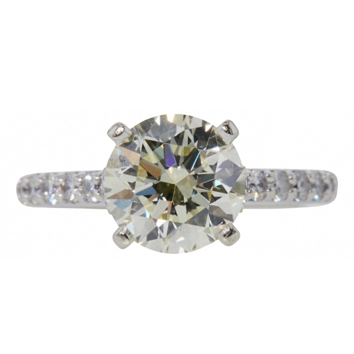 Real Natural Diamond 1 Carat Engagement Ring IGI Certified 