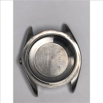 Rolex Oyster Perpetual Natural Diamond Bezel Date Men's Watch Case Parts Set