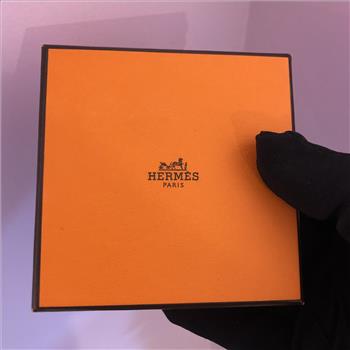 IGI Certified Custom Natural Diamond Hermes Clic H Bracelet GM Size