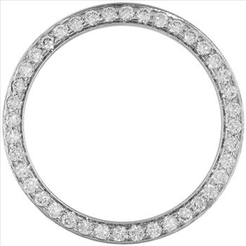 Rolex 31mm Custom Lab Grown Diamond Stainless Steel Bezel Date Datejust 