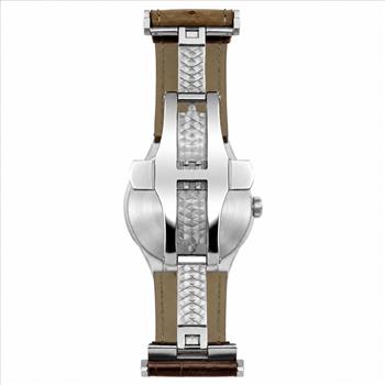 IGI Certified Custom Natural Diamond Maurice Lacroix AIKON AI1008 42mm Leather Men's Watch