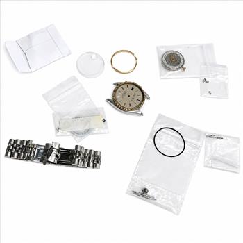 Rolex Diamond Bezel Oyster Perpetual Date Men's Watch Case Parts Set