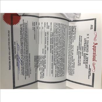 Orignal Rolex Oyster Perpetual Datejust Watch 1603 Complete With Appraisal Paperwork