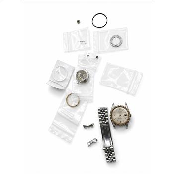Rolex Diamond Bezel Oyster Perpetual Date Men's Watch Case Parts Set To Be Assembled Into A Running Watch