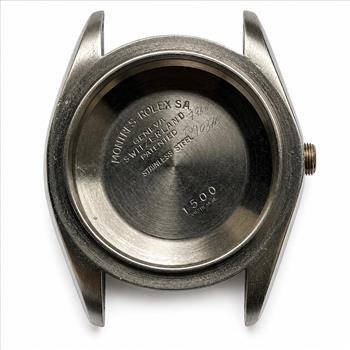 Rolex Diamond Bezel Oyster Perpetual Date Men's Watch Case Parts Set To Be Assembled Into A Running Watch