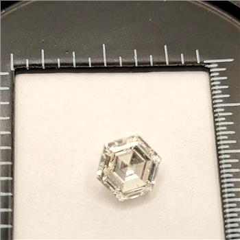 GIA 1.02ct Natural Hexagonal Step-Cut Diamond | Double Excellent I SI2 Loose