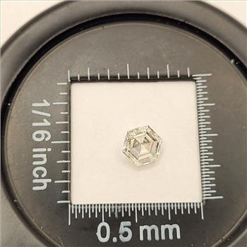 GIA 1.02ct Natural Hexagonal Step-Cut Diamond | Double Excellent I SI2 Loose