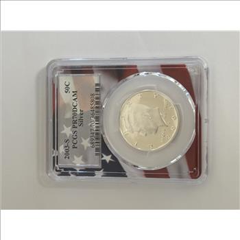 2003-S Kennedy Half Dollar 90% Silver PCGS PR70DCAM Deep Cameo Proof