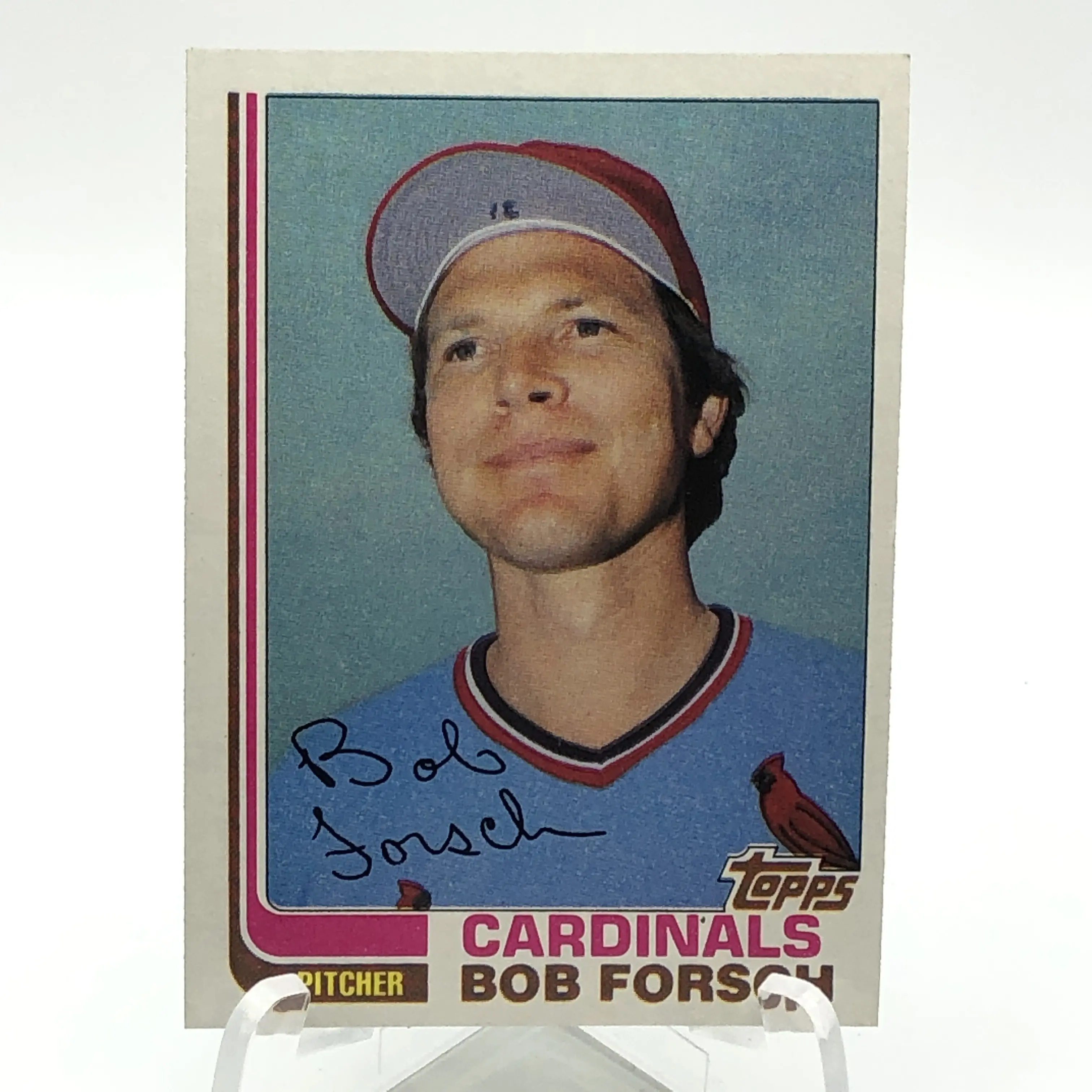 Bob Forsch High Grade Vintage 1982 Topps Baseball Card Set Break