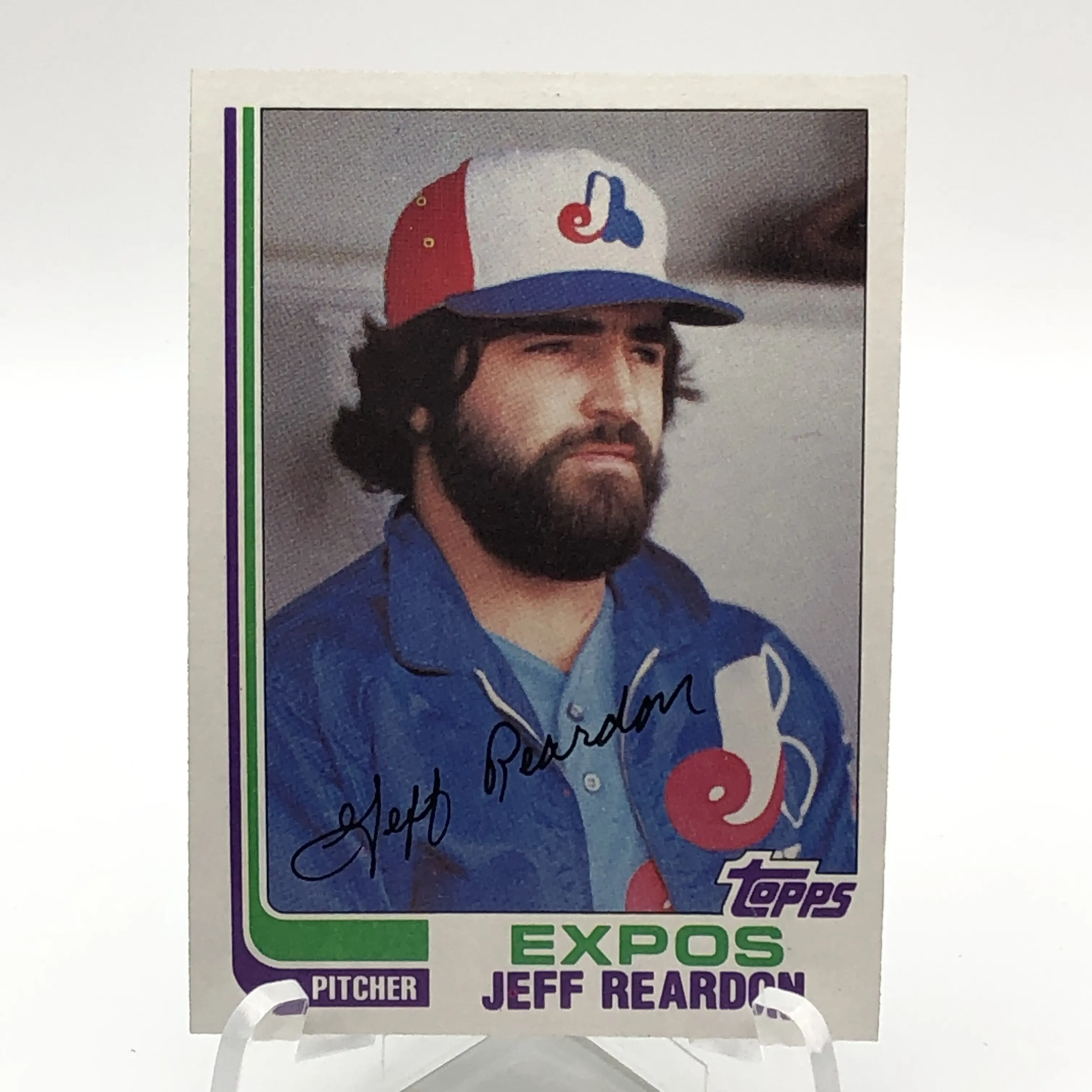 Jeff Reardon High Grade Vintage 1982 Topps Baseball Card Set Break