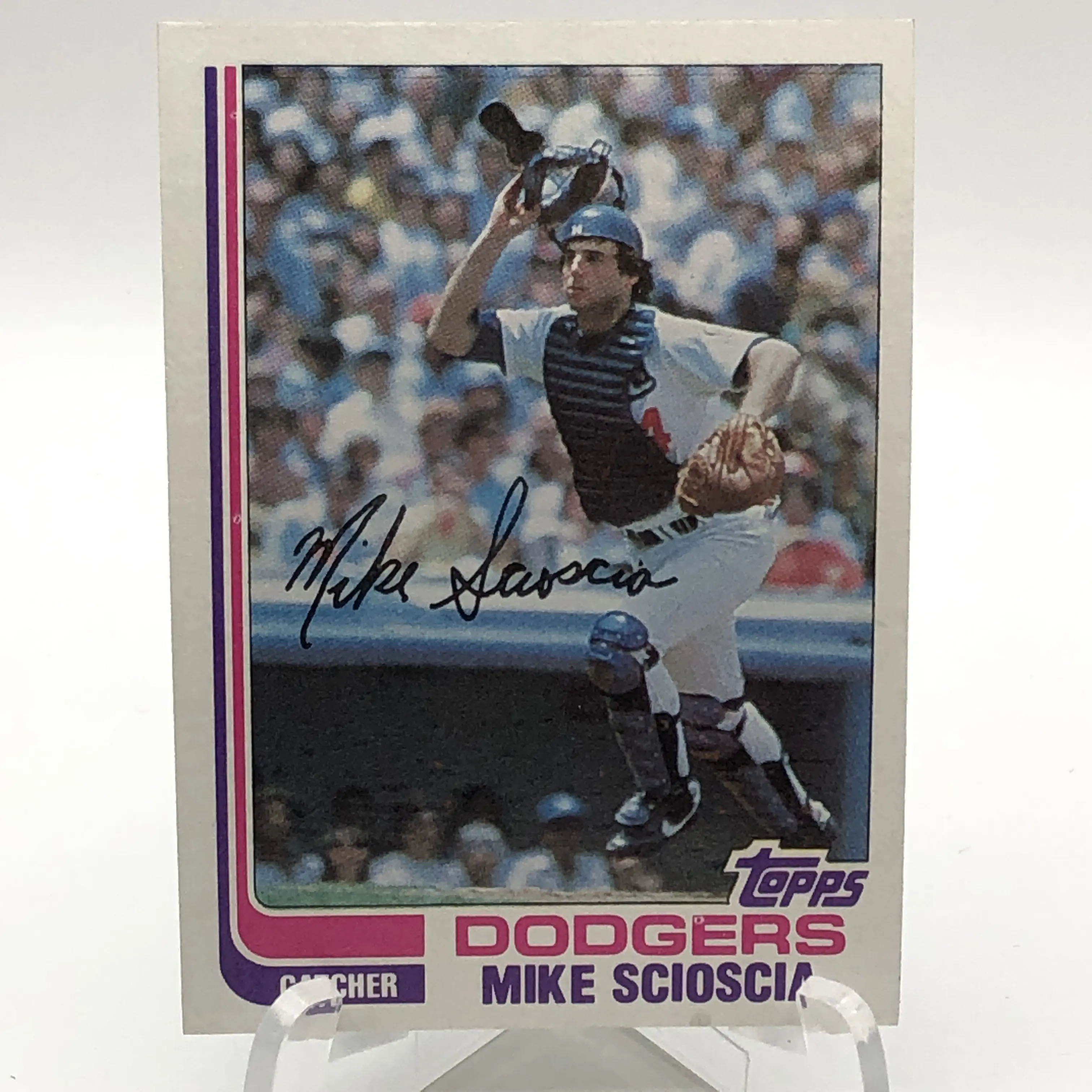 Mike Scioscia High Grade Vintage 1982 Topps Baseball Card Set Break