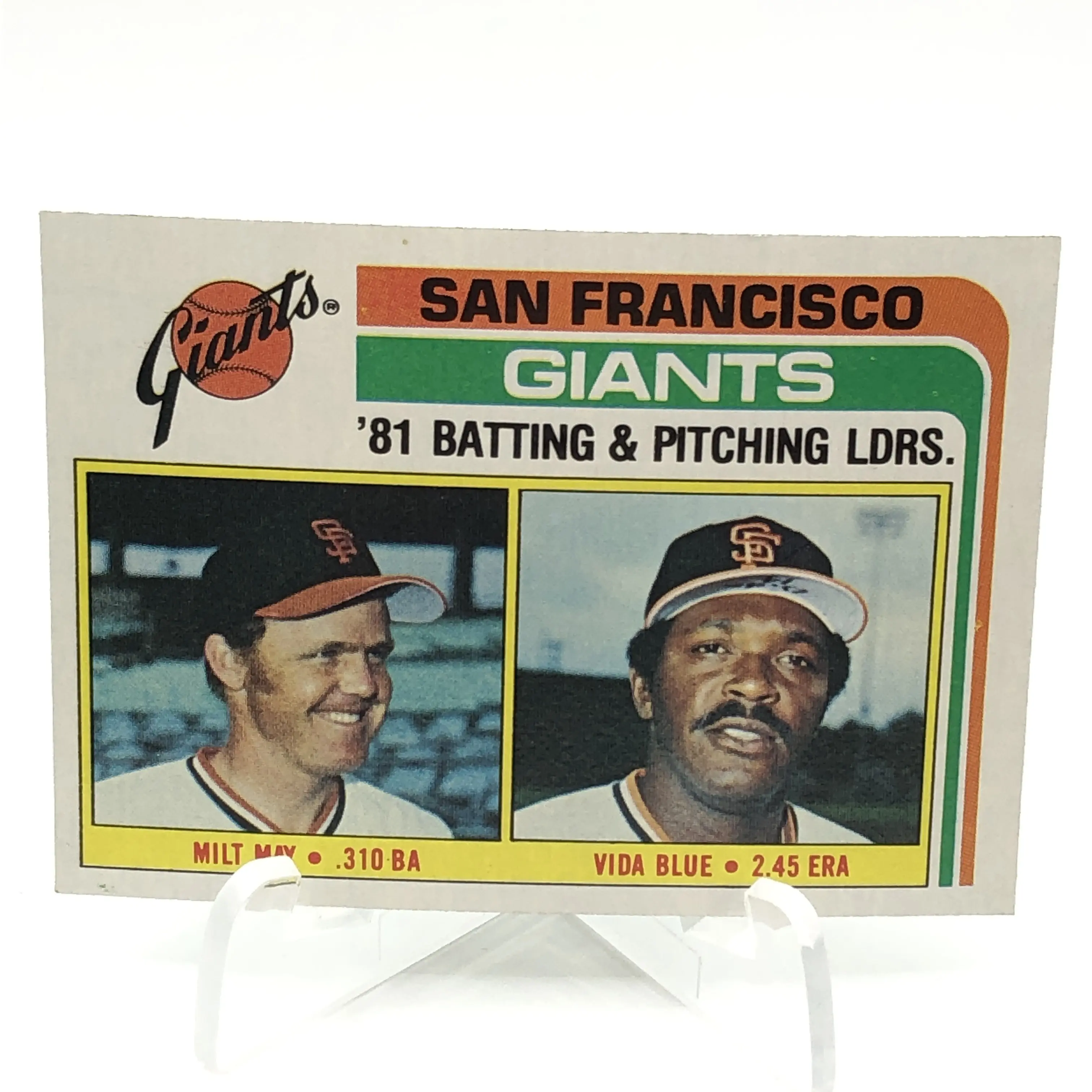 Vida Blue High Grade Vintage 1982 Topps Baseball Card Set Break