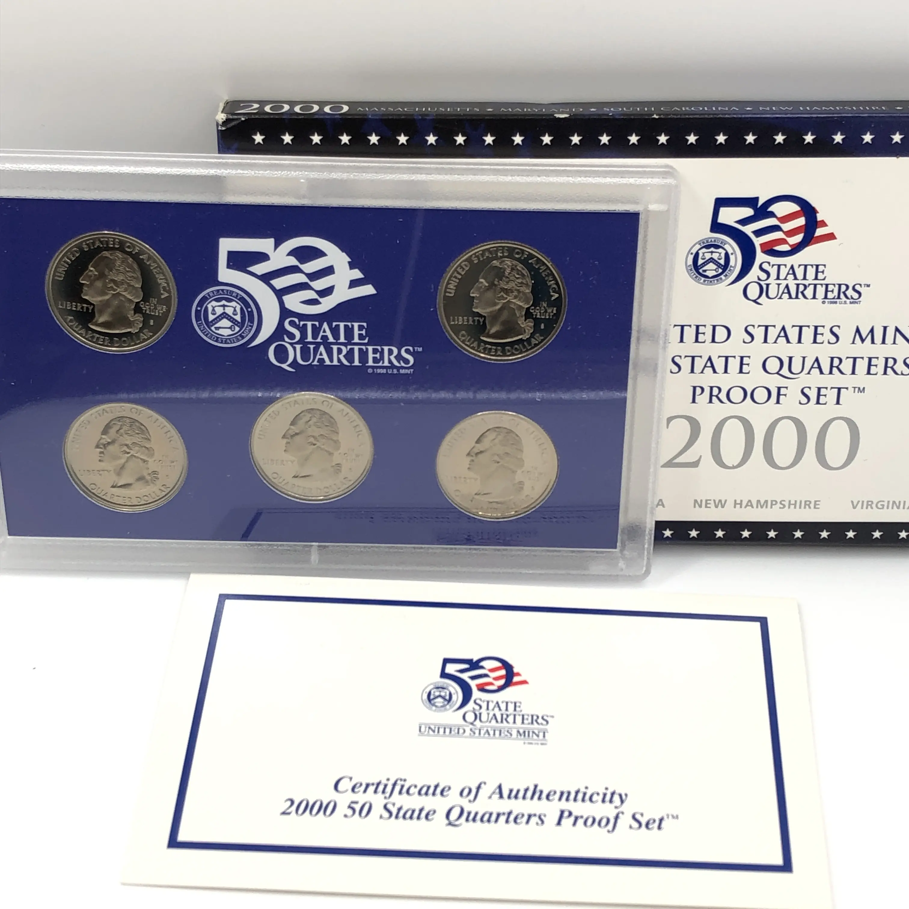 2000 Us Proof Coin Set in Original Packaging