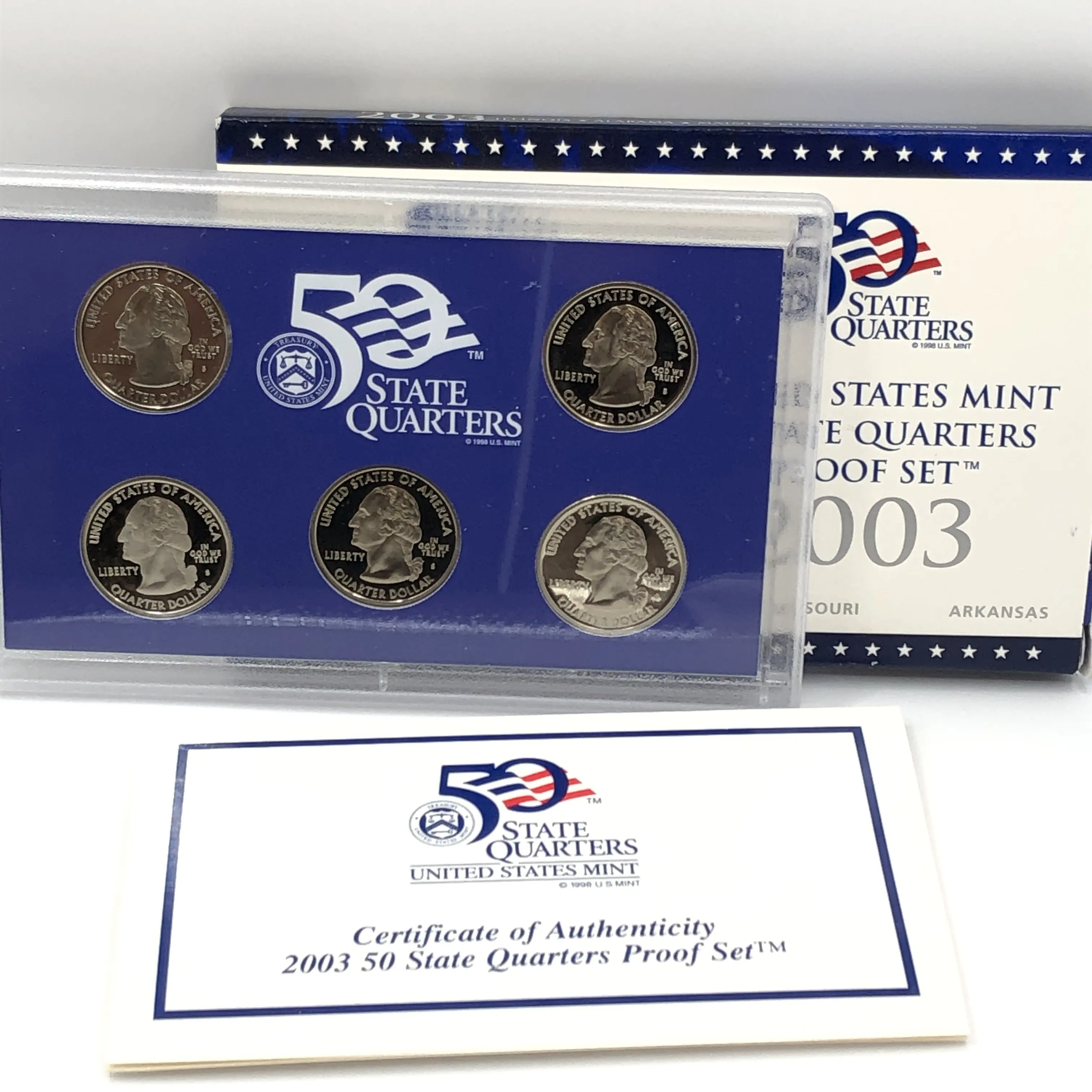 2003 Us Proof Coin Set in Original Packaging