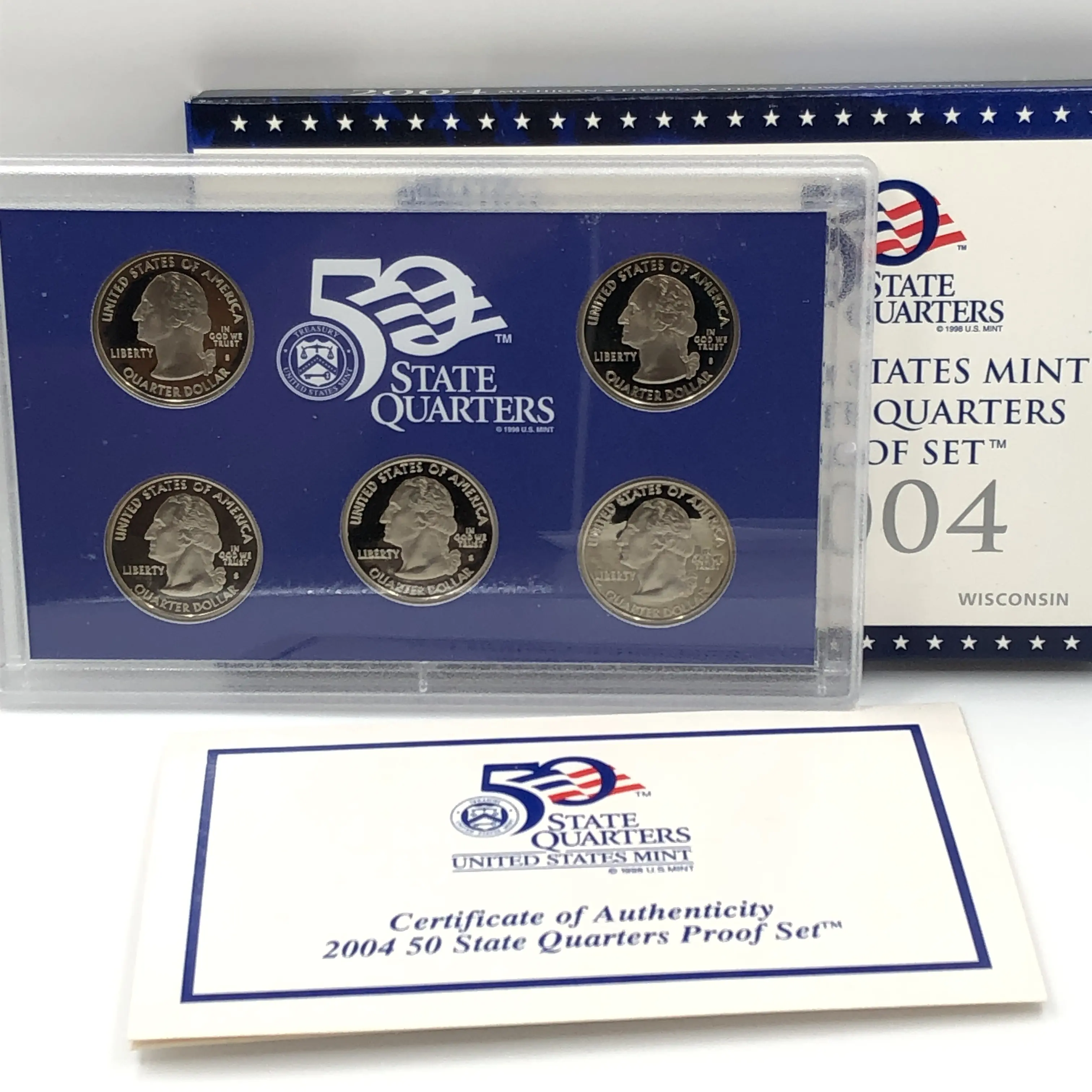 2004 Us Proof Coin Set in Original Packaging