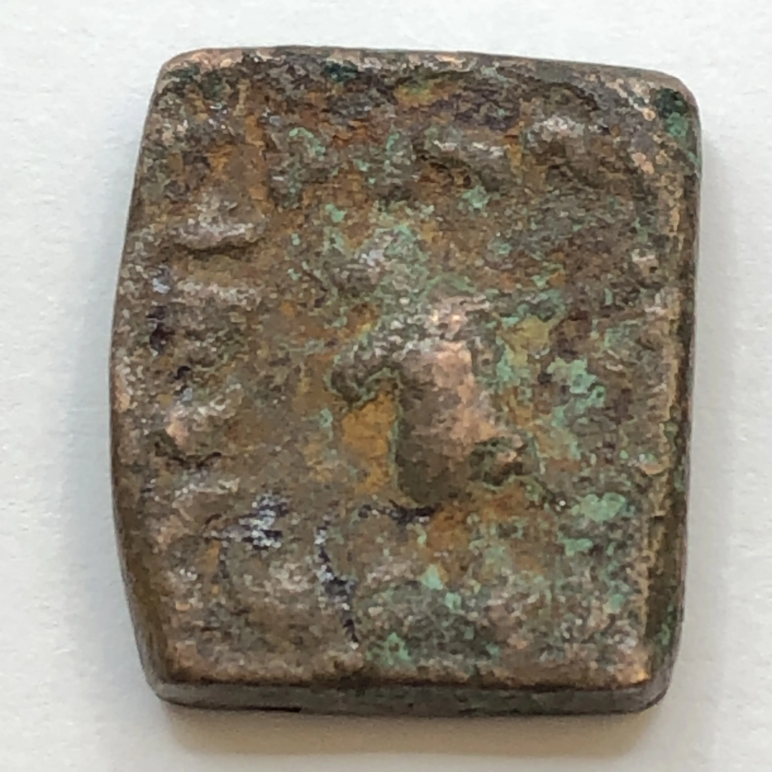 Oriental Greek Spalirises AE square unit Indo-Scythian 70–58 BC uncertain mint