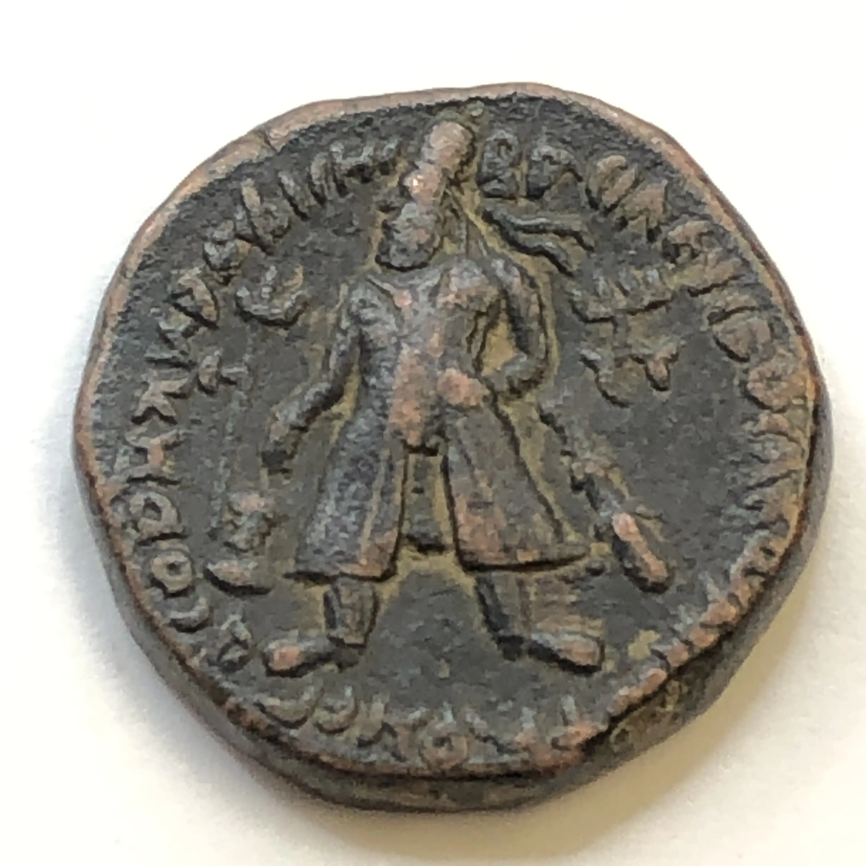 Ancients Indo-Scythian Kingdoms. Vima Kadphises. CU tetradrachm 100 AD