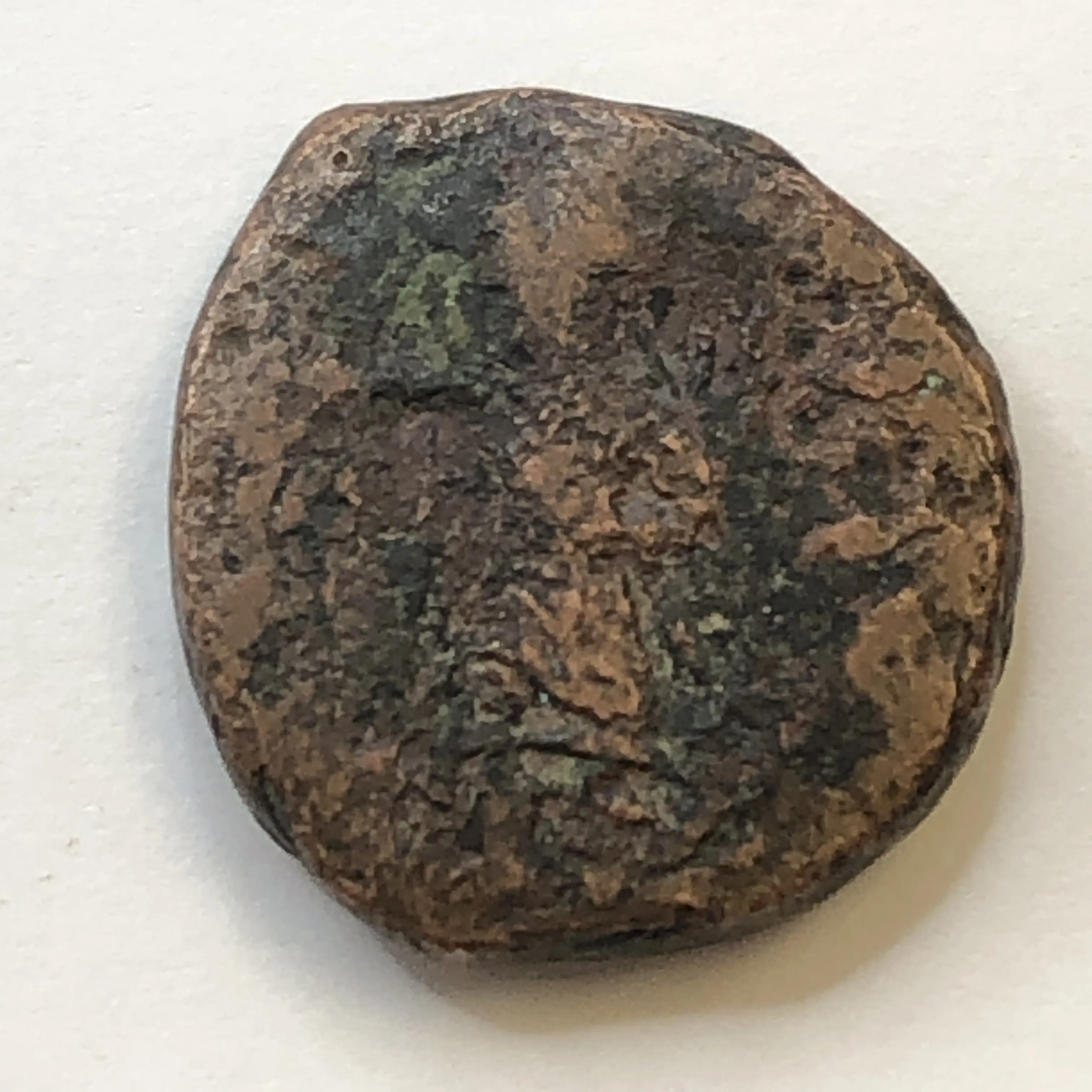 ANCIENT GREECE KUSHAN EMPIRE Kanishka I  Copper tetradrachm 127-147AD
