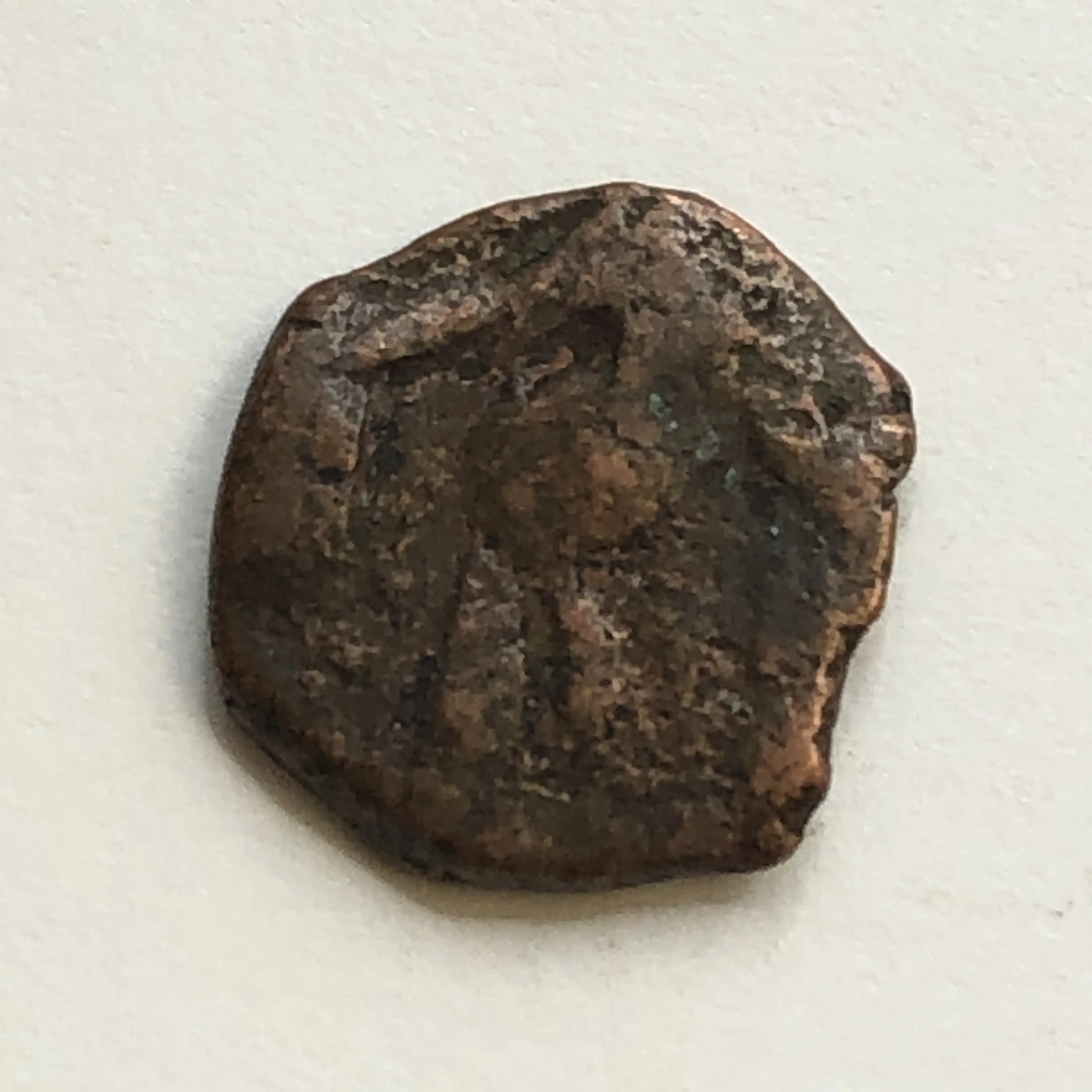 Ancient KUSHAN: Kanishka, ca. 127-151, AE 1/8 tetradrachm