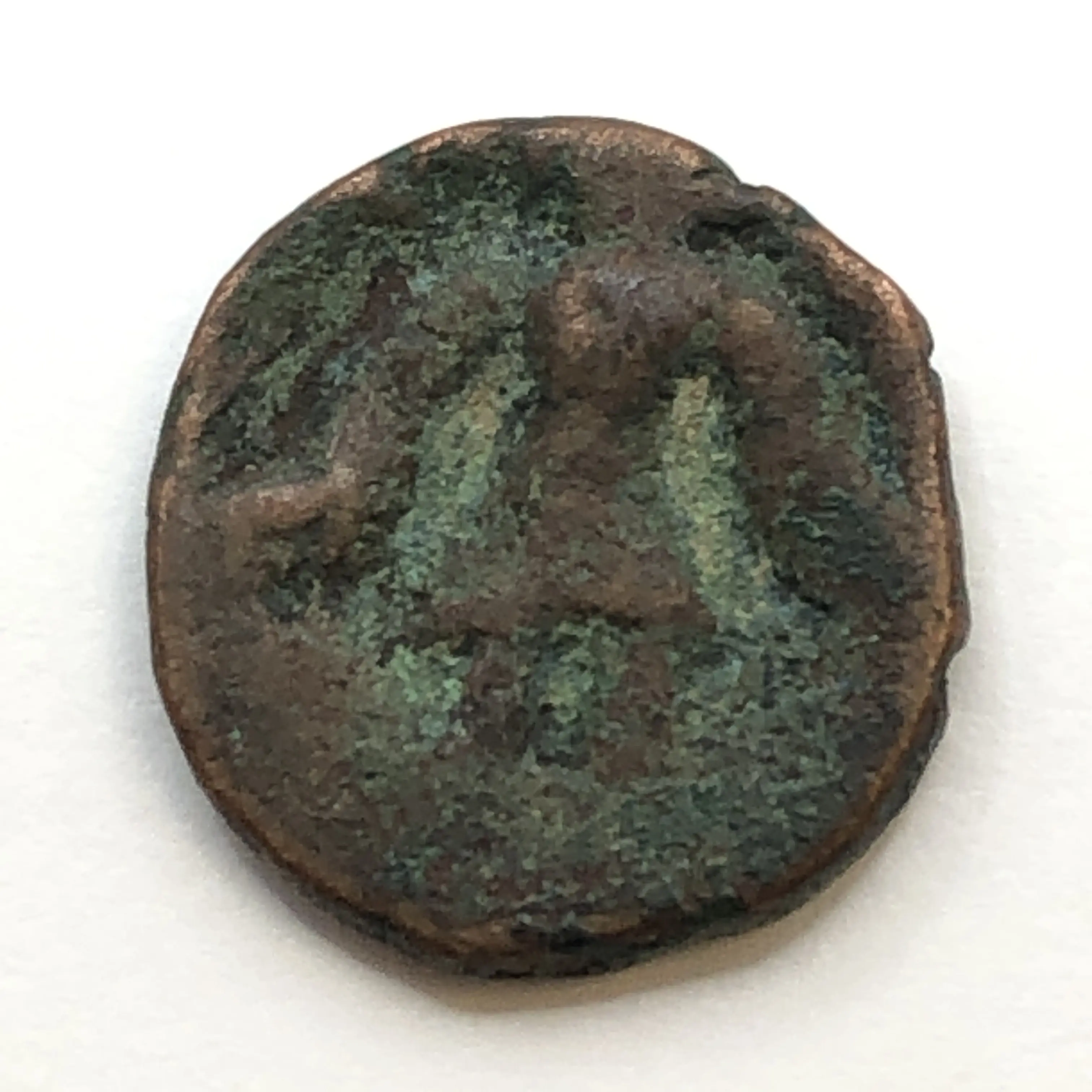 Ancient KUSHAN: Kanishka, ca. 127-151, AE 1/2 tetradrachm