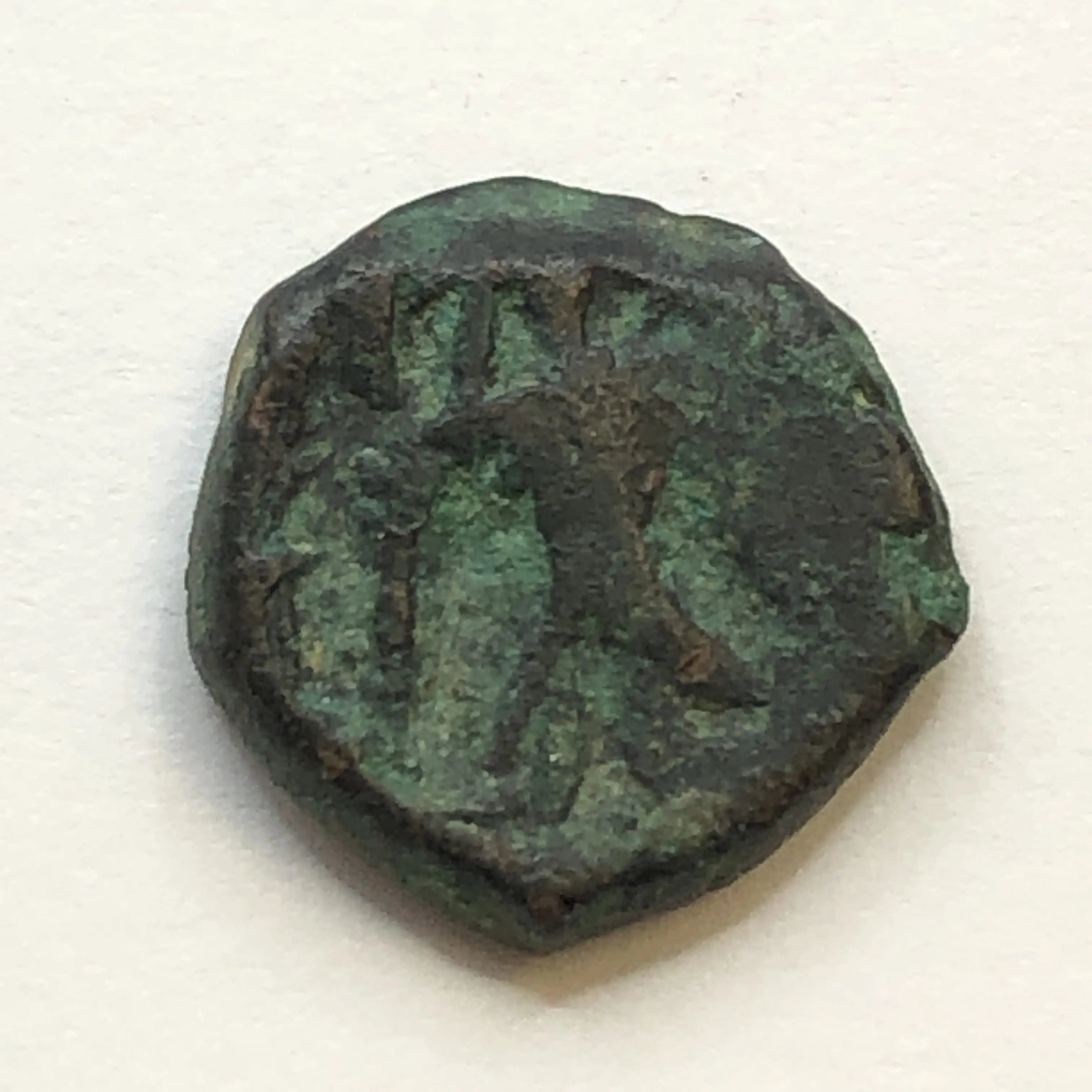Ancient KUSHAN: Kanishka, ca. 127-151, AE 1/4 tetradrachm