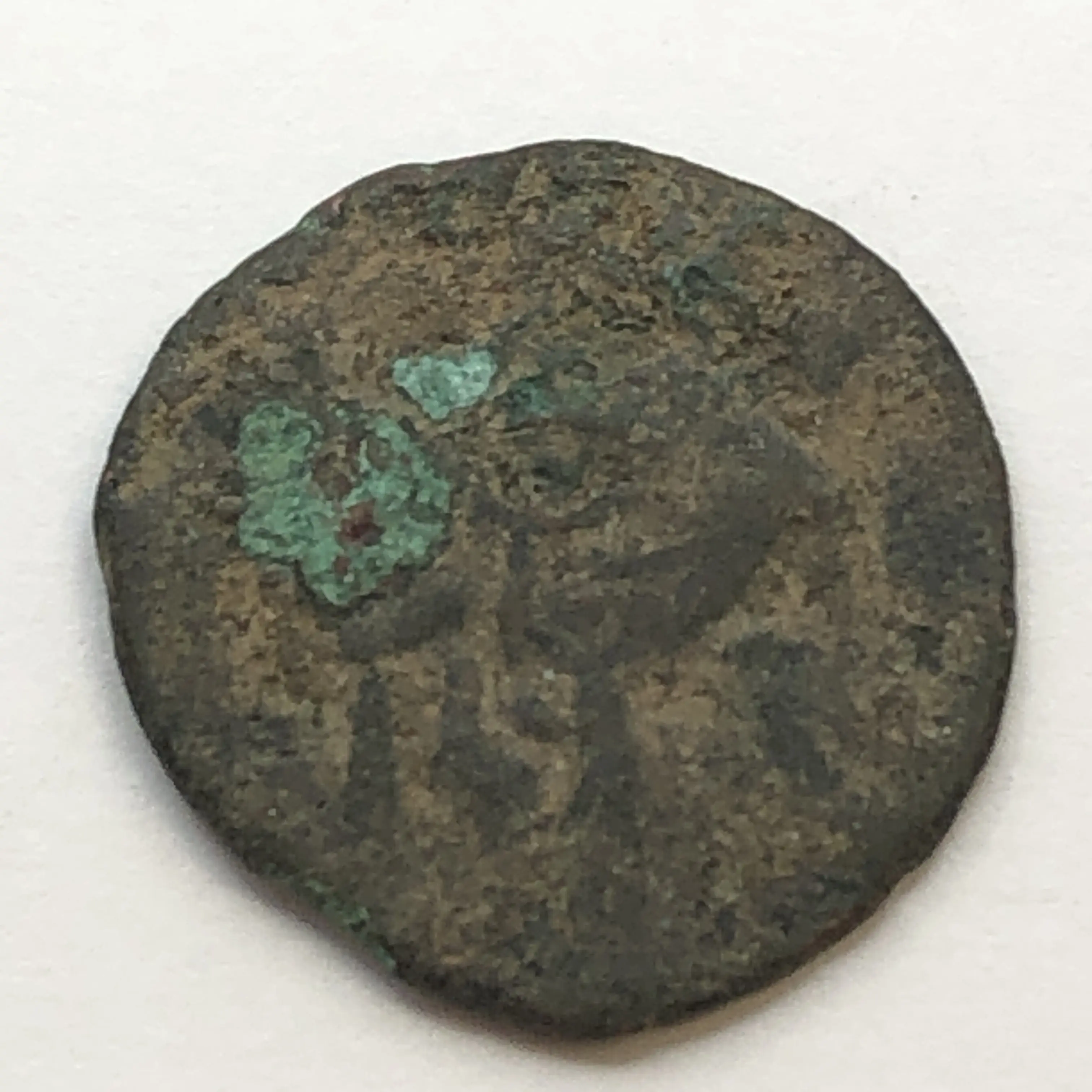 Ancient KUSHAN: Kanishka, ca. 127-151, AE 1/2 tetradrachm
